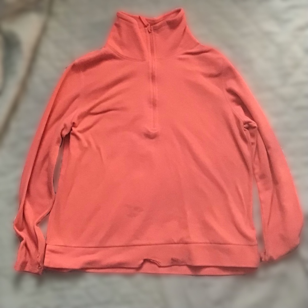 Pink Fuzzy Old Navy Half Zip Pullover
